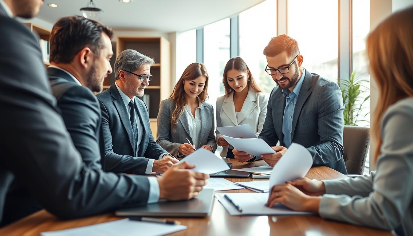 Family elder care planning discussion